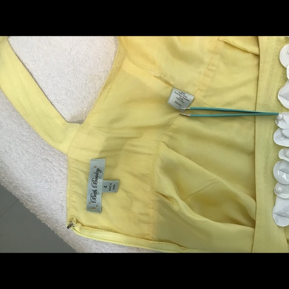 Beth Bowley sz 4 lemon yellow white bead detail - Picture 3 of 6